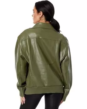 Куртка Norma Kamali Oversized Moto Jacket, цвет Military