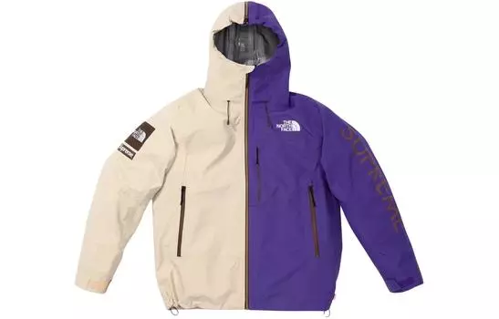 Куртка North Face с проклеенными швами и разрезами Woodland Supreme, фиолетовый/бежевый