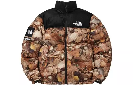 Куртка North Face X Down унисекс Fallen Leaves Yellow Supreme, желтый