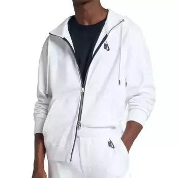 Куртка nrg fz hoodie 'white' Nike, белый