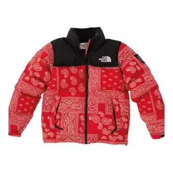 Куртка nuptse down jacket 'red' The North Face, красный