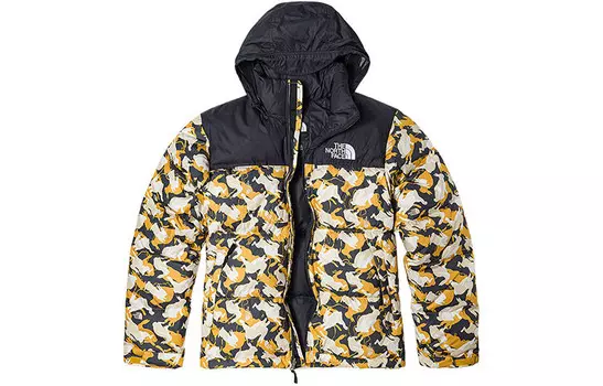 Куртка Nuptse Down унисекс желтая The North Face, желтый