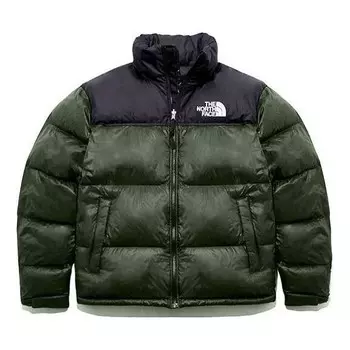 Куртка nuptse jacket 'olivegreen' The North Face, зеленый
