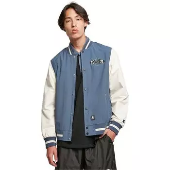 Куртка Nylon College Jacket Starter, цвет Dunkles Frisches Grn/Blass Wei