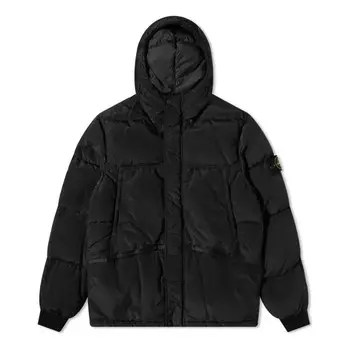 Куртка nylon metal down-tc jacket 'charcoal' Stone Island, черный