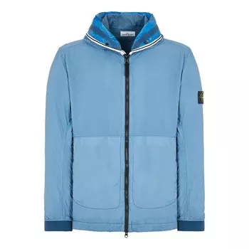 Куртка nylon-tc hooded jacket 'blue' Stone Island, синий