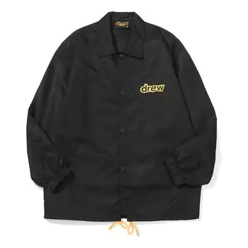 Куртка nylon twill coaches jacket 'black' Drew House, черный