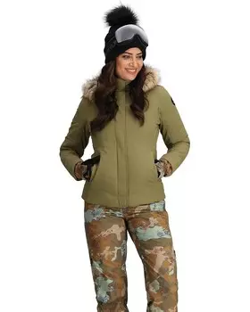 Куртка Obermeyer Tuscany II Jacket, цвет Smokey Olive