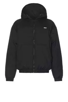 Куртка Obey Retreat Hooded, черный