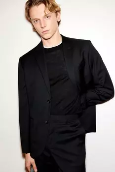 Куртка облегающего кроя H&M, черный