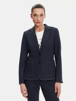 Куртка обычного кроя 15001470 Olsen, синий