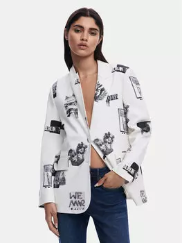 Куртка обычного кроя 25SWEW15 Desigual, белый