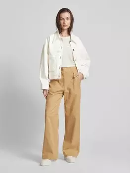 Куртка однотонного кроя с карманами Ivy Oak, кремовый