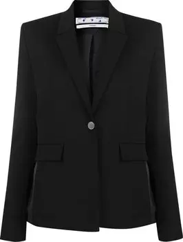 Куртка Off-White Basic Tailored Jacket 'Black', черный