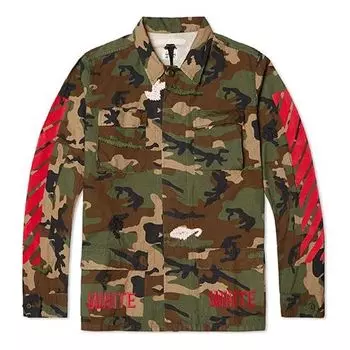 Куртка Off-White Camouflage Ribbon Jacket Shirt Men's Camouflage