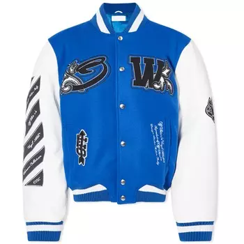 Куртка Off-White Royal Varsity, синий