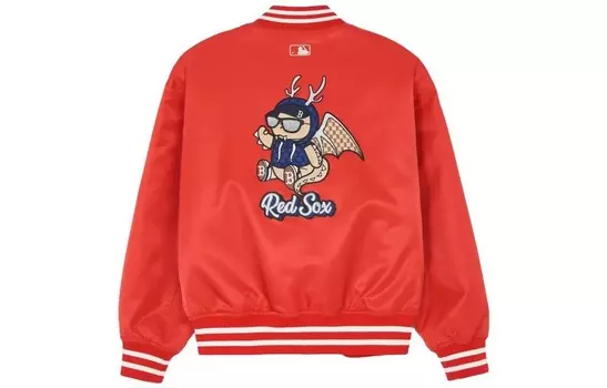 Куртка ограниченной серии Year Of The Dragon унисекс красного цвета Mlb