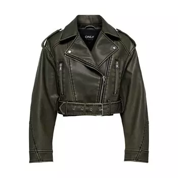 Куртка Only Ella Leather, черный