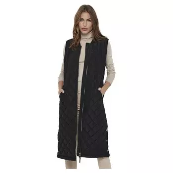Куртка Only Jessica Quilted Waistcoat, черный