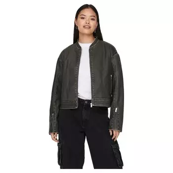 Куртка Only Mindy Leather, черный