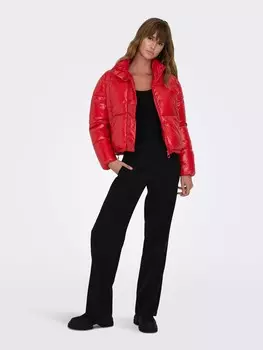 Куртка Only ONLSKY SHORT PUFFER CC OTW, красный