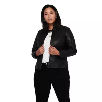 Куртка Only Robber Leather, черный