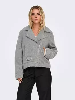 Куртка ONLY Teddyjacke, серый