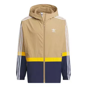 Куртка originals sportswear jackets 'tan navy' Adidas, бежевый