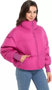 Куртка Orolay Winter Oversized Short Down, розовый