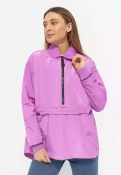 Куртка от дождя и грязи Ilse Jacobsen "RAIN167", без капюшона, софтшелл, двусторонняя молния, дышащая, воротник-стойка, фиолетовый