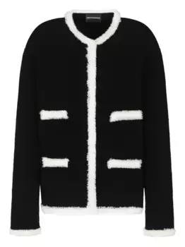 Куртка Ottomam с бахромой EMPORIO ARMANI, черный