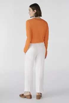 Куртка Oui Strickjacke Viskosemischung, цвет vermillion orange