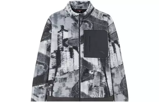 Куртка Outdoor Collection Men Темно-серая/Полный принт Anta, темно-серый