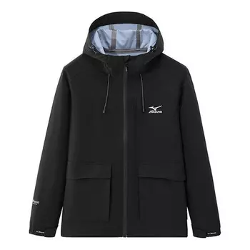 Куртка outdoor jacket 'black' Mizuno, черный