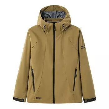 Куртка outdoor windbreaker jacket 'brown' Mizuno, коричневый