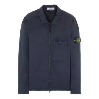 Куртка overshirt 'blue' Stone Island, синий