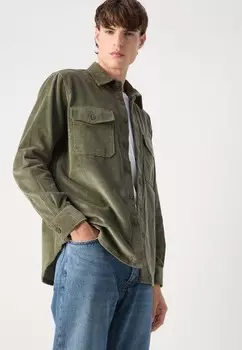 Куртка OVERSHIRT Tommy Hilfiger, оливковый
