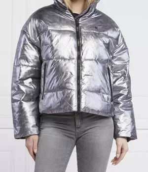 Куртка Oversize fit Calvin Klein Jeans, серебряный