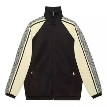 Куртка oversized plain knit jacket black Gucci, черный