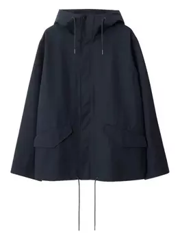 Куртка оверсайз с капюшоном Burberry, синий