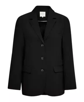 Куртка оверсайз с классическим воротником Part Two, черный