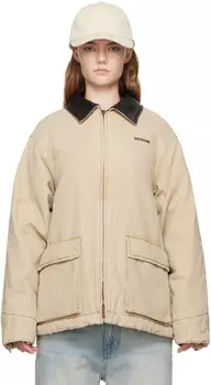 Куртка Оксфорд We11done, бежевый
