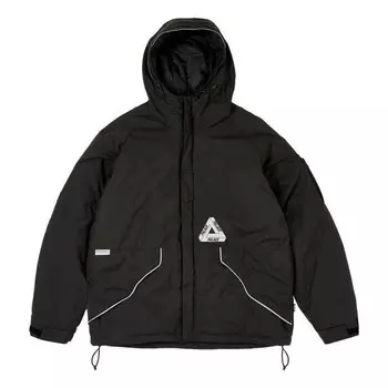 Куртка p-tech hooded jacket 'black' Palace, черный