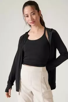 Куртка Pacifica Illume свободного кроя Athleta, черный