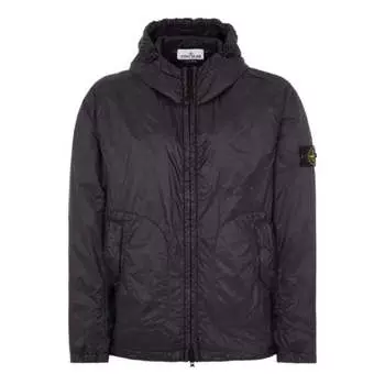 Куртка packable jacket 'black' Stone Island, черный