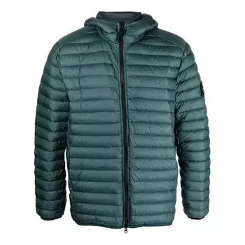 Куртка packable loom woven chambers r-nylon down-tc jacket 'green' Stone Island, зеленый