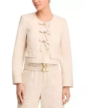 Куртка Paige из чесаного твила Cinq Sept, коричневый/бежевый