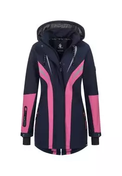 Куртка-пальто из софтшелла Rock Creek, темно-синий