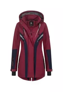 Куртка-пальто из софтшелла Rock Creek, цвет Weinrot