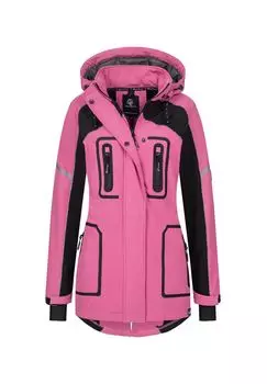 Куртка-пальто из софтшелла Rock Creek, розовый